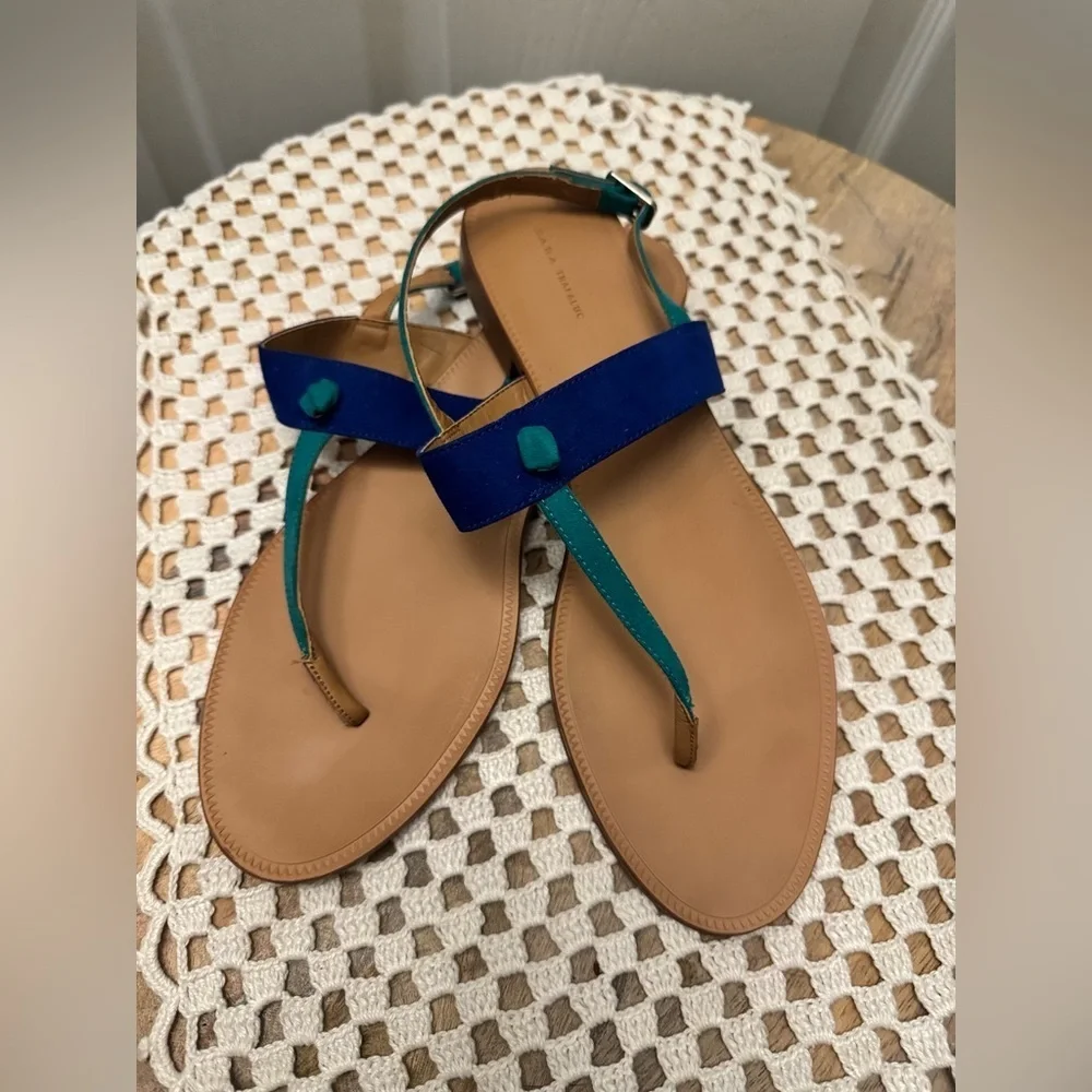 Zara Trafaluc Multicolor sandals, Size 40(9) - Picture 4 of 7